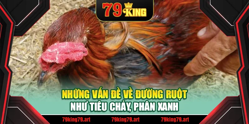 Những vấn đề về đường ruột như tiêu chảy, phân xanh